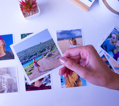 12 Adet 10x10cm Kare Fotoğraf Baskı