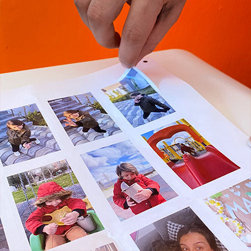 16 Adet 5x7cm Etiket Fotoğraf