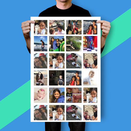 Dev Poster 60x90cm 24 Fotoğraflı Branda