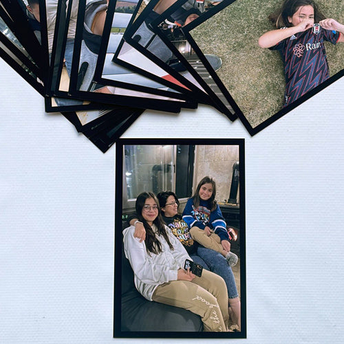 104 Adet 10x15cm Siyah Kenarlı Fotoğraf Baskı