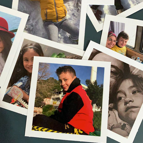 12 Adet 10x10cm Kare Fotoğraf Baskı