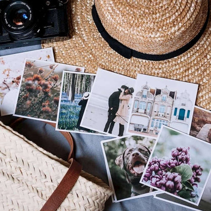 12 Adet 10x10cm Kare Fotoğraf Baskı